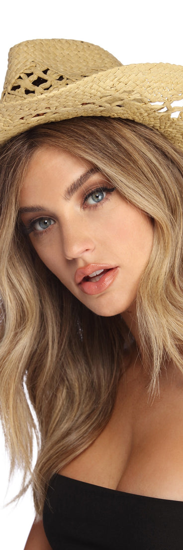 Hit The Rodeo Cowboy Hat is a trendy pick to create 2023 festival outfits, festival dresses, outfits for concerts or raves, and complete your best party outfits!