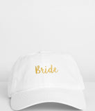 Bride To Be Cap is a trendy pick to create 2023 festival outfits, festival dresses, outfits for concerts or raves, and complete your best party outfits!