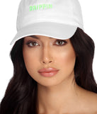 Casually Drippin' Cap for 2022 festival outfits, festival dress, outfits for raves, concert outfits, and/or club outfits