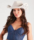 Star Spangled Glam Cowboy Hat is a fire pick to create a concert outfit, 2024 festival looks, outfits for raves, or to complete your best party outfits or clubwear!