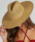 Stylish Travel Pal Twist Chain Straw Panama Hat