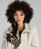 Cozy And Chic Leopard Gloves for 2022 festival outfits, festival dress, outfits for raves, concert outfits, and/or club outfits