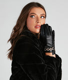 Elevated Glam Rhinestone Chain Gloves
