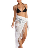 Crochet Fringe Wrap for 2022 festival outfits, festival dress, outfits for raves, concert outfits, and/or club outfits