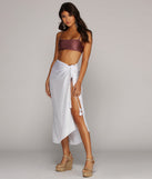 Simply Stylish Sarong Cover Up provides a stylish start to creating your best summer outfits of the season with on-trend details for 2023!