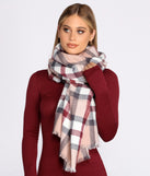 A Lovely Cold Day Plaid Scarf