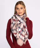 A Lovely Cold Day Plaid Scarf