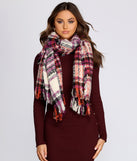 Tis' The Season Plaid Scarf