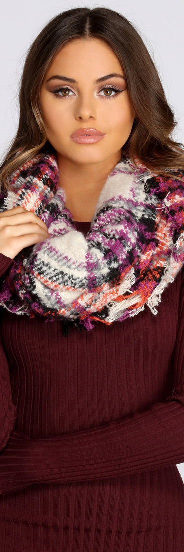Tis' The Season Plaid Scarf