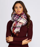 Tis' The Season Plaid Scarf