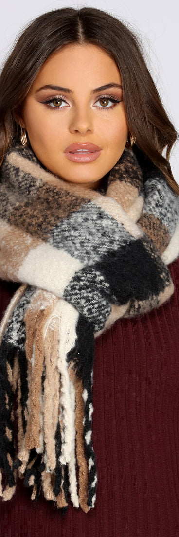 Buffalo Plaid Cozy Scarf
