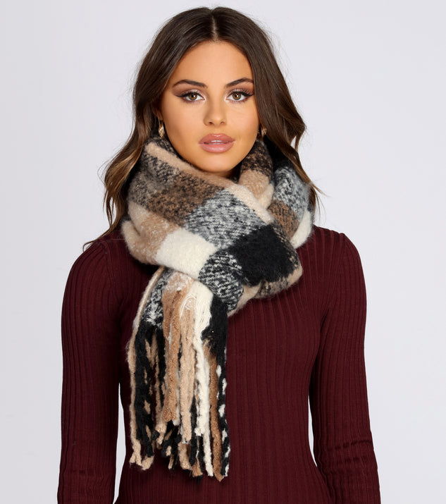 Buffalo Plaid Cozy Scarf