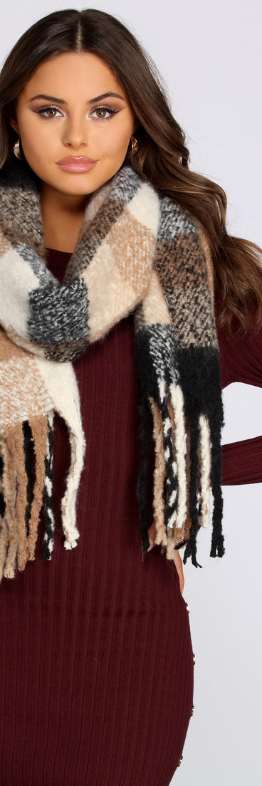 Buffalo Plaid Cozy Scarf