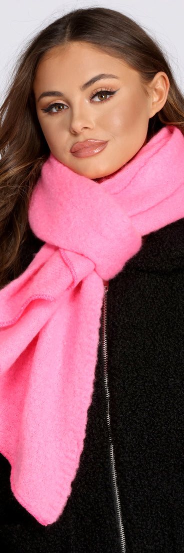 Make It Pop Knit Scarf