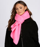 Make It Pop Knit Scarf