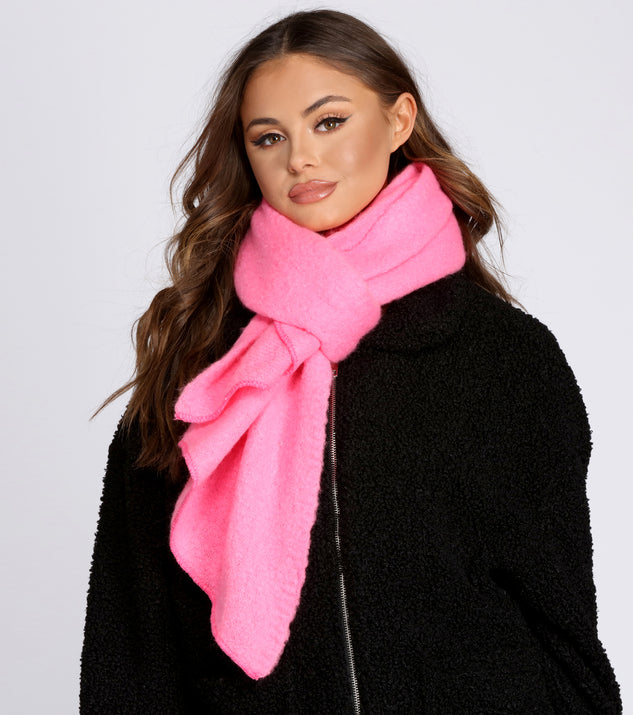 Make It Pop Knit Scarf
