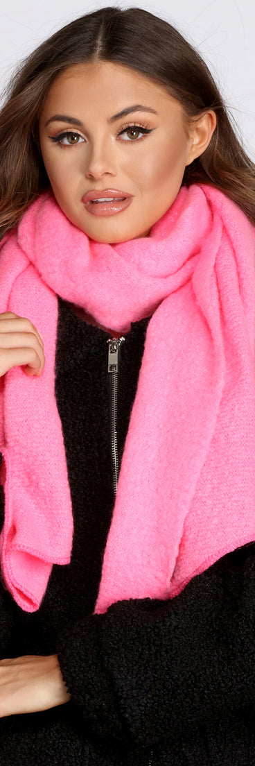 Make It Pop Knit Scarf