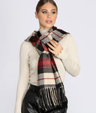 As The Leaves Fall Plaid Scarf