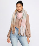 Layer It Up Plaid Fringe Scarf for 2022 festival outfits, festival dress, outfits for raves, concert outfits, and/or club outfits