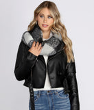 Shades Of Gray Plaid Scarf