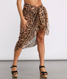 Fierce Leopard Print Cover Up for 2022 festival outfits, festival dress, outfits for raves, concert outfits, and/or club outfits