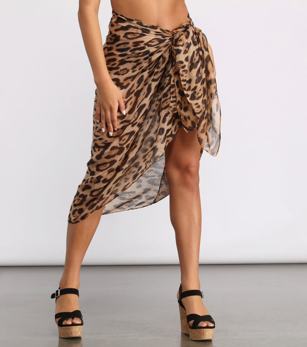 Fierce Leopard Print Cover Up for 2022 festival outfits, festival dress, outfits for raves, concert outfits, and/or club outfits