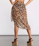 Fierce Leopard Print Cover Up for 2022 festival outfits, festival dress, outfits for raves, concert outfits, and/or club outfits