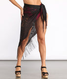Crochet Lace Fringe Cover Up for 2022 festival outfits, festival dress, outfits for raves, concert outfits, and/or club outfits