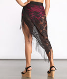 Crochet Lace Fringe Cover Up for 2022 festival outfits, festival dress, outfits for raves, concert outfits, and/or club outfits