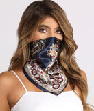 Satin Bohemian Printed Scarf is a trendy pick to create 2023 festival outfits, festival dresses, outfits for concerts or raves, and complete your best party outfits!