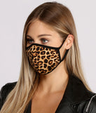 Leopard Print Face Mask