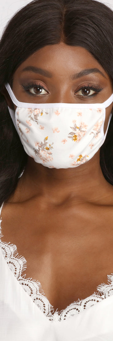 Reusable Floral Face Mask