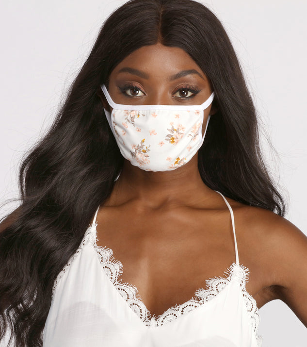 Reusable Floral Face Mask