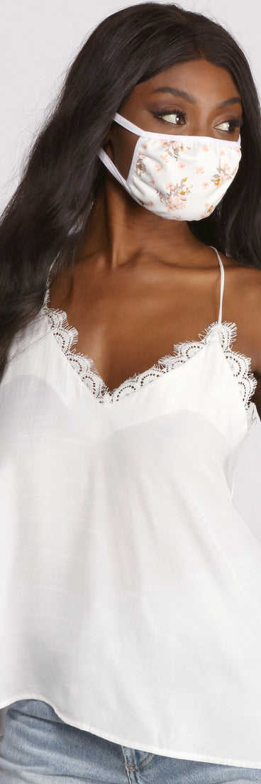 Reusable Floral Face Mask