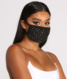 With Heat Stone Face Mask With Earloops as your homecoming jewelry or accessories, your 2023 Homecoming dress look will be fire!