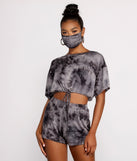 You’ll look stunning in the Tie Dye Facial Mask With Earloops when paired with its matching separate to create a glam clothing set perfect for parties, date nights, concert outfits, back-to-school attire, or for any summer event!