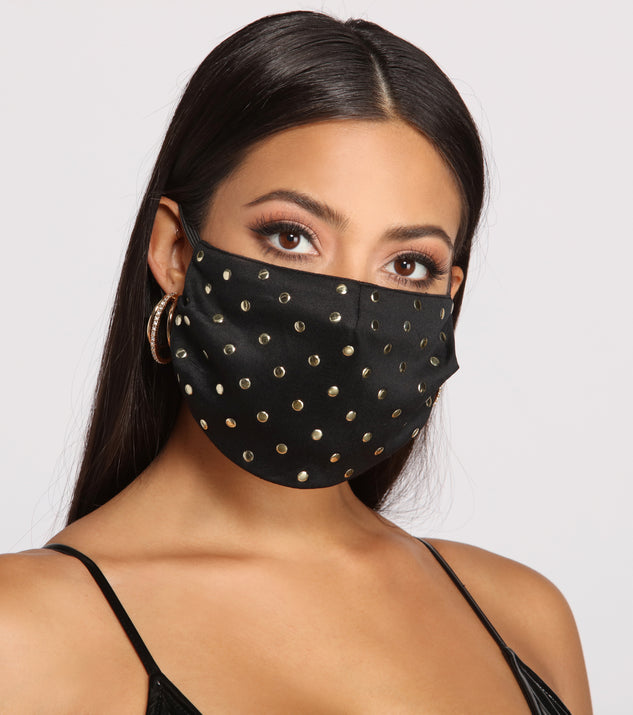 Stylish And Studded Face Mask