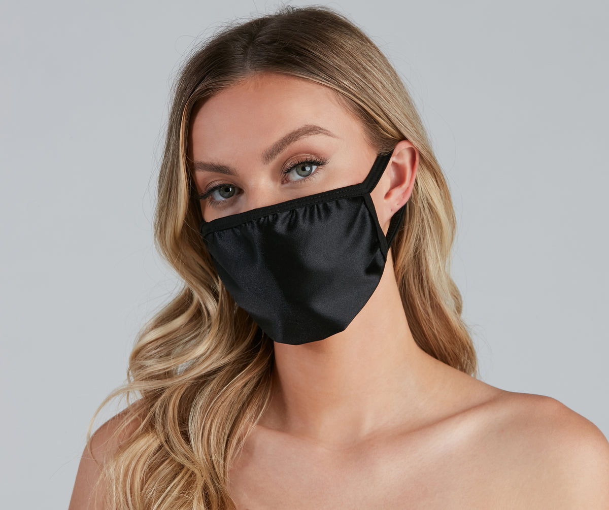Chic Moment Satin Face Mask