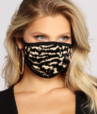 Mesh and Velvet Face Mash With Earloops