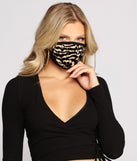 Mesh and Velvet Face Mash With Earloops