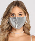 With Shimmering Sequin Nights Face Mask With Earloops as your homecoming jewelry or accessories, your 2023 Homecoming dress look will be fire!