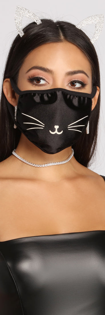Purrfect Cat Style Halloween Face Mask