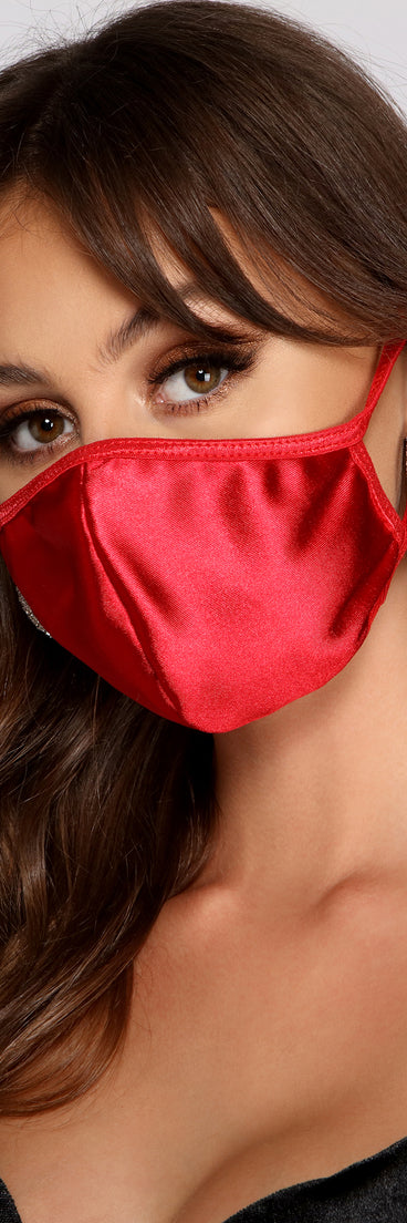 Bad Intentions Satin Face Mask