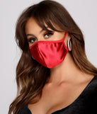 Bad Intentions Satin Face Mask