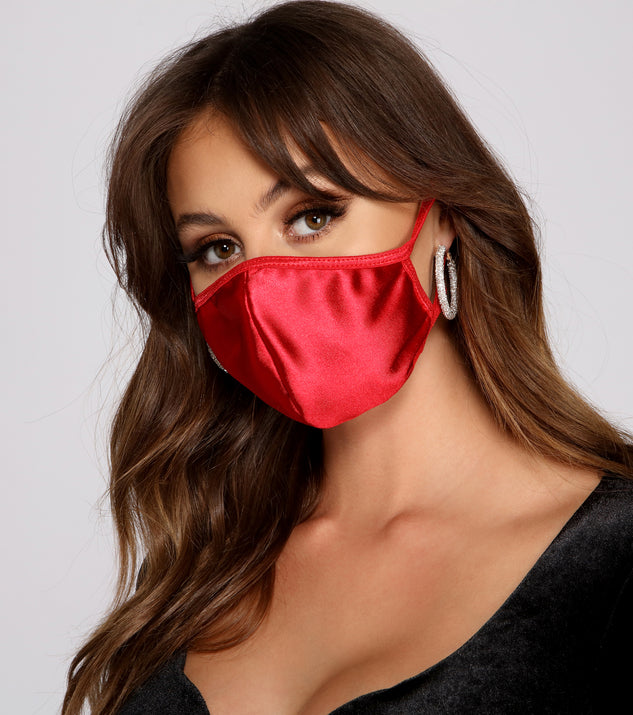 Bad Intentions Satin Face Mask