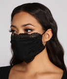 Elegant Lace Face Mask With Earloops
