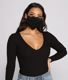 Elegant Lace Face Mask With Earloops