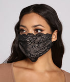 Lace Appeal Face Mask With Earloops