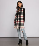 Cuddle Weather Plaid Blanket Scarf