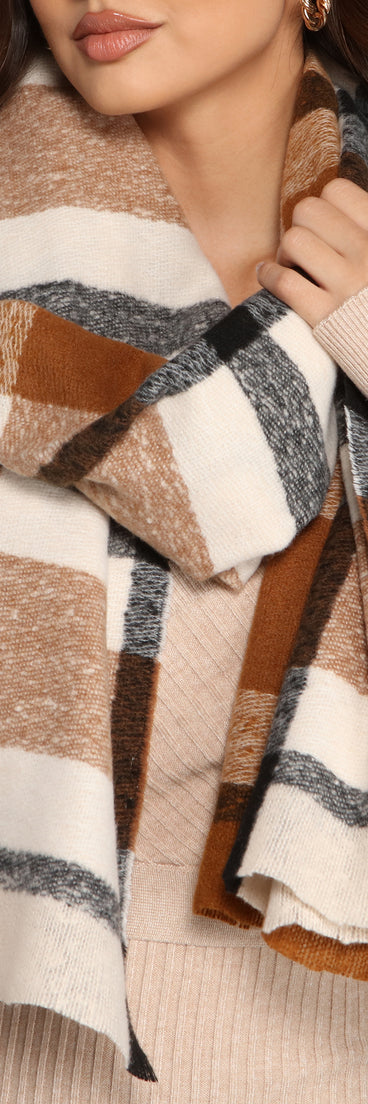 Casual and Chic Plaid Blanket Scarf for 2022 festival outfits, festival dress, outfits for raves, concert outfits, and/or club outfits